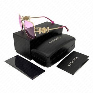 Versace Women's VE2248 1002/5 58mm Gold Sunglasses